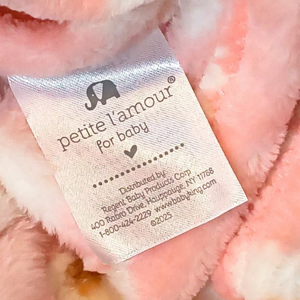 Petite L'Amour Floral Daisy Pink Security Lovey Blanket 30